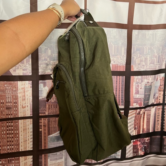 NWT Kipling 15” Laptop Backpack Jaded Green Tonal - Picture 6 of 10